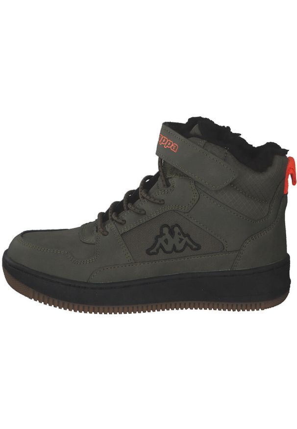 Buty dziecięce Kappa Shab Fur. Okazja: na co dzień. Kolor: zielony