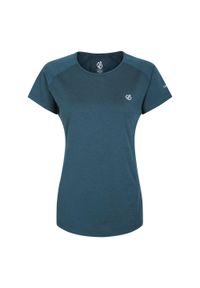 DARE 2B - Damska koszulka sportowa szybkoschnąca Corral. Kolor: niebieski, szary, wielokolorowy. Sport: bieganie #1