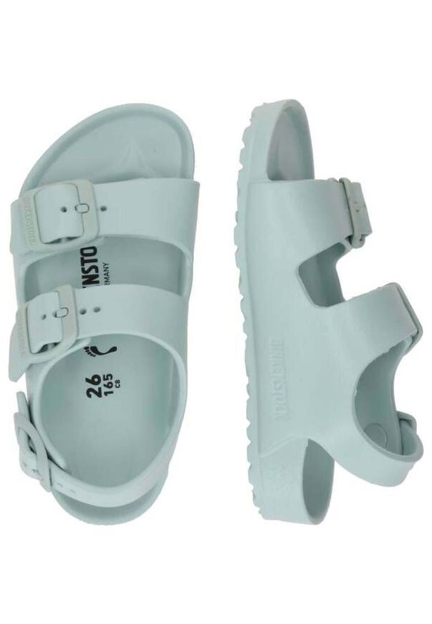 Sandały Birkenstock Milano Dzieci Eva, Eva Dzieci. Okazja: na co dzień. Kolor: niebieski, zielony, wielokolorowy. Materiał: materiał, syntetyk. Styl: casual