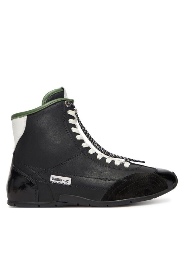 Bronx Sneakersy 47661-CU Czarny. Kolor: czarny. Materiał: skóra