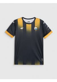 4f - 4F Trzecia koszulka klubowa z sezonu 2025/26 męska 4F x Stal Mielec - czarna 4XL. Okazja: do domu. Kolor: czarny. Materiał: włókno, dzianina. Długość: długie. Wzór: gradientowy. Styl: sportowy, klasyczny