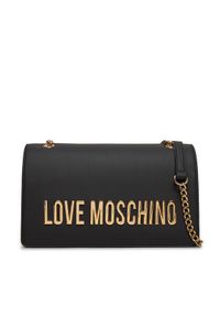 Love Moschino - LOVE MOSCHINO Torebka JC4192PP1LKD0000 Czarny. Kolor: czarny. Materiał: skórzane