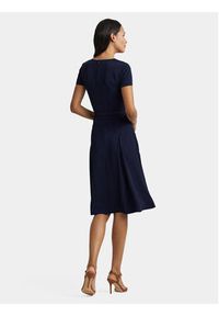 Lauren Ralph Lauren Sukienka codzienna 250909382002 Granatowy Regular Fit. Okazja: na co dzień. Kolor: niebieski. Materiał: syntetyk. Typ sukienki: proste. Styl: casual