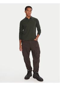 G-Star RAW - G-Star Raw Polo Dunda D27683-5864 Szary Slim Fit. Typ kołnierza: polo. Kolor: szary. Materiał: bawełna