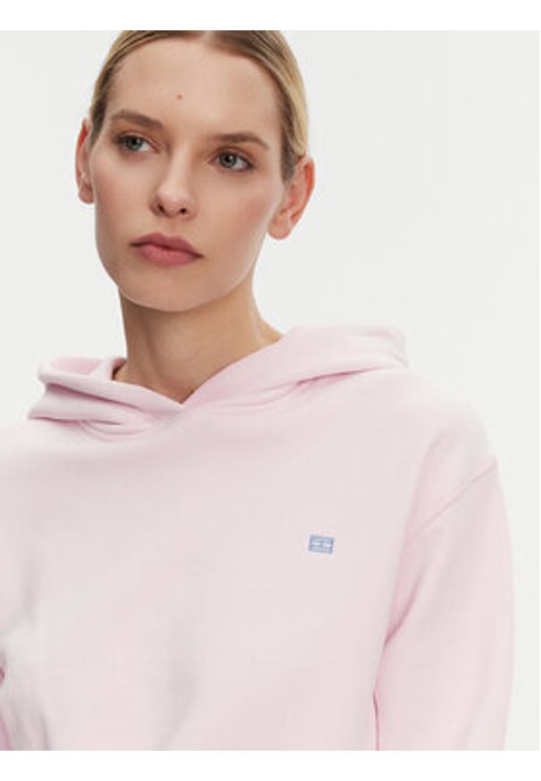 TOMMY HILFIGER - Tommy Hilfiger Bluza Contrast Flag WW0WW45979 Różowy Regular Fit. Kolor: różowy. Materiał: bawełna