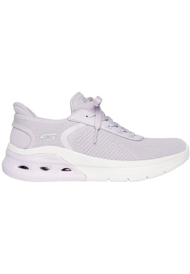 skechers - Buty sportowe damskie Skechers Bobs Arc Waves 2.0. Kolor: fioletowy. Materiał: materiał