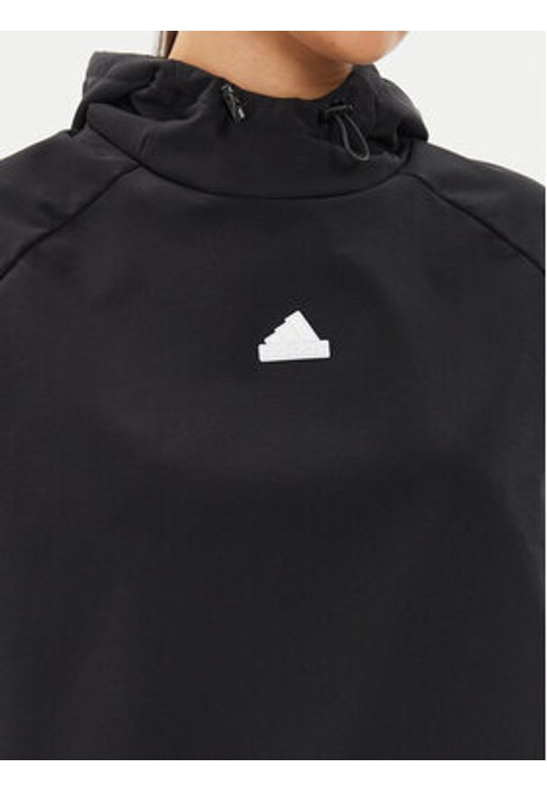 Adidas - adidas Bluza City Escape IQ4824 Czarny Loose Fit. Kolor: czarny. Materiał: syntetyk