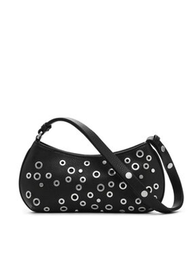 Desigual Torebka Rebel Alsacia 25SAXP70 Czarny. Kolor: czarny. Materiał: skórzane