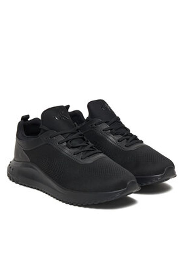 Calvin Klein Sneakersy Eva Runner Sock Mix YM0YM01386 Czarny. Kolor: czarny. Materiał: mesh, materiał