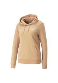 Bluza dresowa damska Puma ESS+ EMBROIDERY. Kolor: beżowy, wielokolorowy. Materiał: dresówka