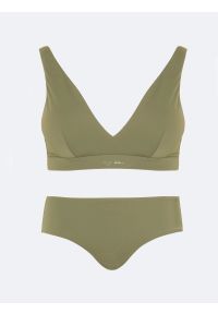 Big-Star - Dół od kostiumu kąpielowego khaki Morrasa 303. Kolor: zielony. Materiał: materiał. Wzór: nadruk