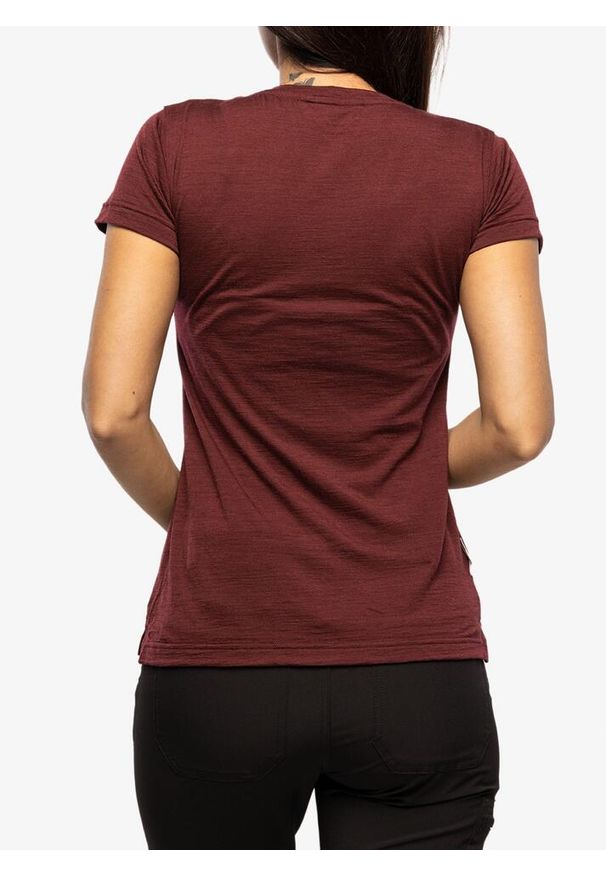 SENSOR - Koszulka merino damska Sensor Merino Air PT SS. Kolor: czerwony