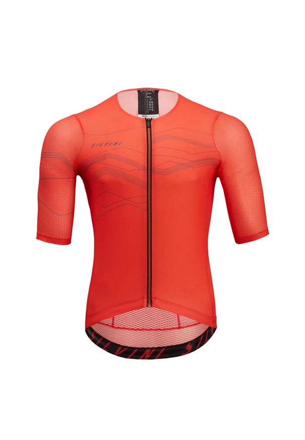 Jersey Silvini Legno. Kolor: czerwony, wielokolorowy, brązowy, zielony. Materiał: jersey. Sezon: lato. Sport: kolarstwo