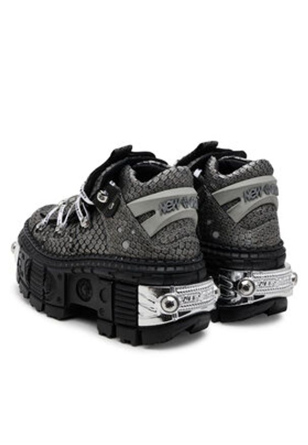 NEW ROCK Sneakersy M-106WALLC40 Szary. Kolor: szary. Materiał: skóra