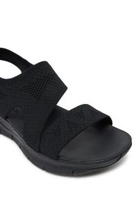 skechers - Skechers Sandały Arch Fit-Brightest Day 119458/BBK Czarny. Kolor: czarny. Materiał: materiał #6