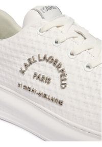 Karl Lagerfeld - KARL LAGERFELD Sneakersy Kapri KL52536K Biały. Kolor: biały. Materiał: skóra #3