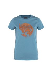 Koszulka trekkingowa damska Fjällräven Arctic Fox. Kolor: niebieski. Sport: turystyka piesza #1