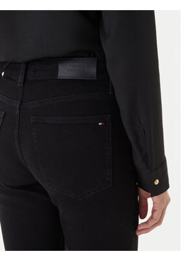 TOMMY HILFIGER - Tommy Hilfiger Jeansy WW0WW46725 Czarny Slim Fit. Kolor: czarny