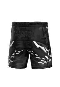 Spodenki Vale Tudo do MMA męskie EXTREME HOBBY BLACK PANTHER. Kolor: biały, czarny, wielokolorowy. Materiał: poliester, elastan