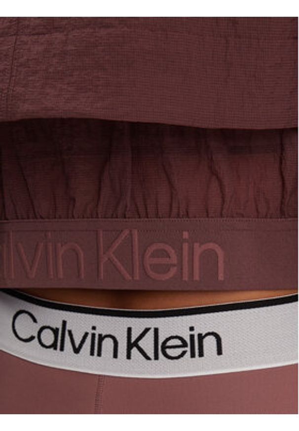 Calvin Klein Performance Wiatrówka 00GWS4O516 Różowy Relaxed Fit. Kolor: różowy. Materiał: syntetyk