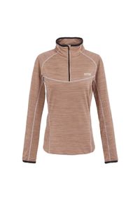 Regatta - Polarowy Top Damski Suwak Do Połowy Yonder II. Kolor: beżowy. Materiał: polar. Styl: sportowy. Sport: turystyka piesza #1