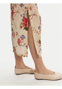 Weekend Max Mara Sukienka letnia Giudy 2515221212 Beżowy Regular Fit. Kolor: beżowy. Materiał: jedwab. Sezon: lato #5