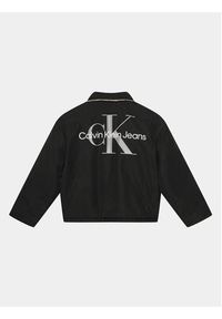 Calvin Klein Jeans Kurtka przejściowa Skater IU0IU00541 Czarny Regular Fit. Kolor: czarny. Materiał: syntetyk #2