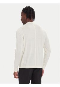 Calvin Klein Sweter LV04LB305G Écru Regular Fit. Materiał: wełna #5