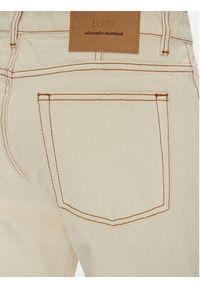 AMI PARIS Jeansy HTR001.DE0039 Écru Classic Fit #4