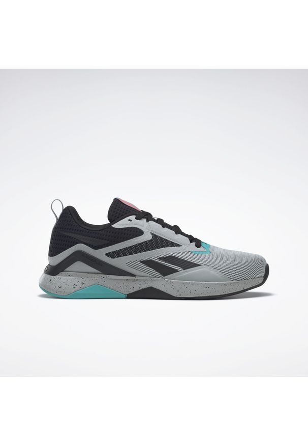 Buty do treningu biegowego Reebok Nanoflex V2. Kolor: wielokolorowy, czarny, niebieski, szary. Sport: fitness