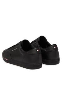 TOMMY HILFIGER - Tommy Hilfiger Tenisówki Vulc Core Rwb Long Lace Lth FM0FM05814 Czarny. Kolor: czarny. Materiał: skóra #3