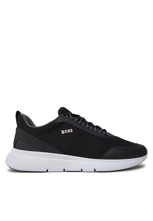 BOSS Sneakersy Ttnm Light 50536509 10270272 01 Czarny. Kolor: czarny. Materiał: materiał