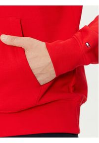 TOMMY HILFIGER - Tommy Hilfiger Bluza Big Icon MW0MW33650 Czerwony Regular Fit. Kolor: czerwony. Materiał: bawełna #3
