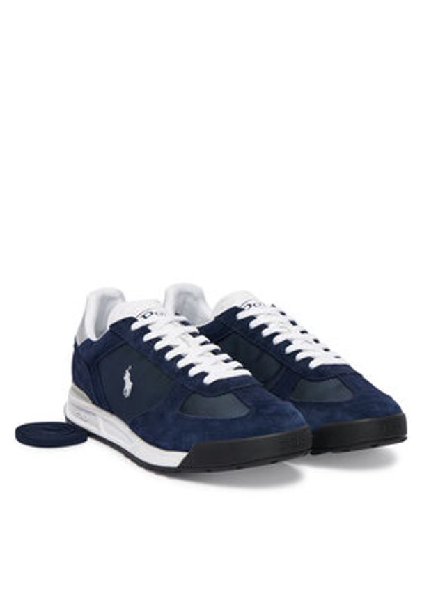 Polo Ralph Lauren Sneakersy Varick Pp 809974041003 Granatowy. Kolor: niebieski. Materiał: zamsz, skóra