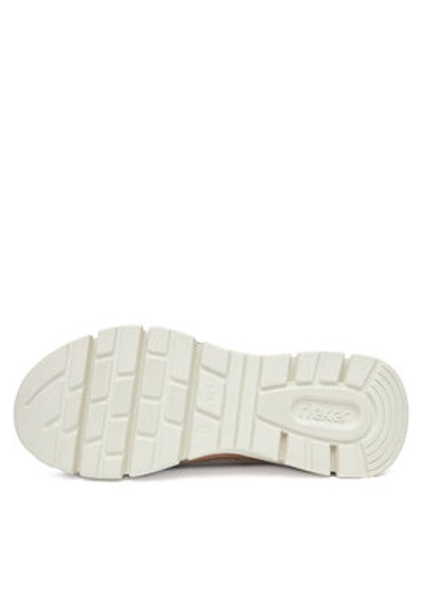 Rieker Sneakersy 48053-31 Różowy. Kolor: różowy. Materiał: materiał