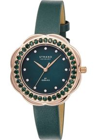 Zegarek Strand Zegarek damski Strand S735LXVEVE-CSE CYRKONIE zielony. Kolor: zielony #1