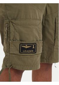 Aeronautica Militare Szorty materiałowe 261BE0041UCT01122 Zielony Regular Fit. Kolor: zielony. Materiał: bawełna #4