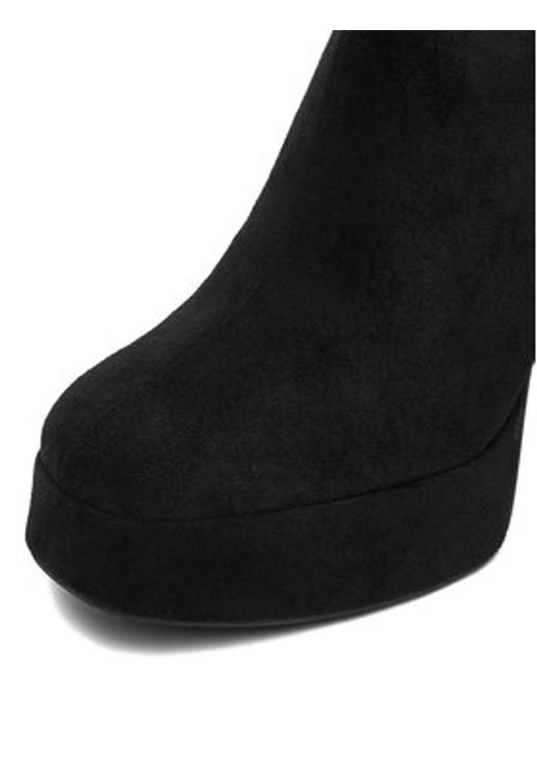 DeeZee Kozaki CL221013H Czarny. Kolor: czarny. Materiał: materiał