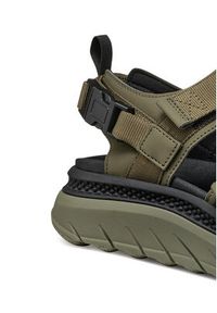 Geox Sandały U Spherica Actif X S U55L0A 0BC11 C3009 Khaki. Kolor: brązowy. Materiał: materiał #4