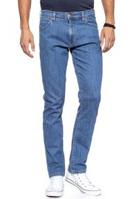 Wrangler - SPODNIE MĘSKIE WRANGLER LARSTON CRISP BLUE W18SQA20T