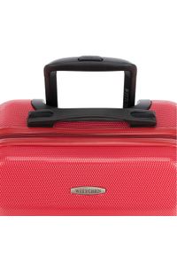 Wittchen - Średnia walizka z polikarbonu prosta. Kolor: czerwony. Materiał: guma. Styl: elegancki #6