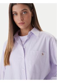 Calvin Klein Jeans Koszula LV047F147G Różowy Relaxed Fit. Kolor: różowy. Materiał: bawełna #5