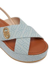 Liu Jo Sandały Flo 03 SA6141 TX523 Niebieski. Kolor: niebieski. Materiał: materiał #4