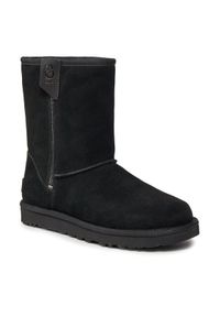 Ugg Śniegowce W Classic Short Bailey Zip 1144043 Czarny. Kolor: czarny. Materiał: skóra #1