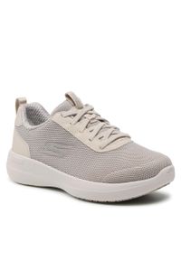 skechers - Sneakersy Skechers Go Walk Stability 124602/TPE Taupe. Kolor: beżowy. Materiał: materiał #1