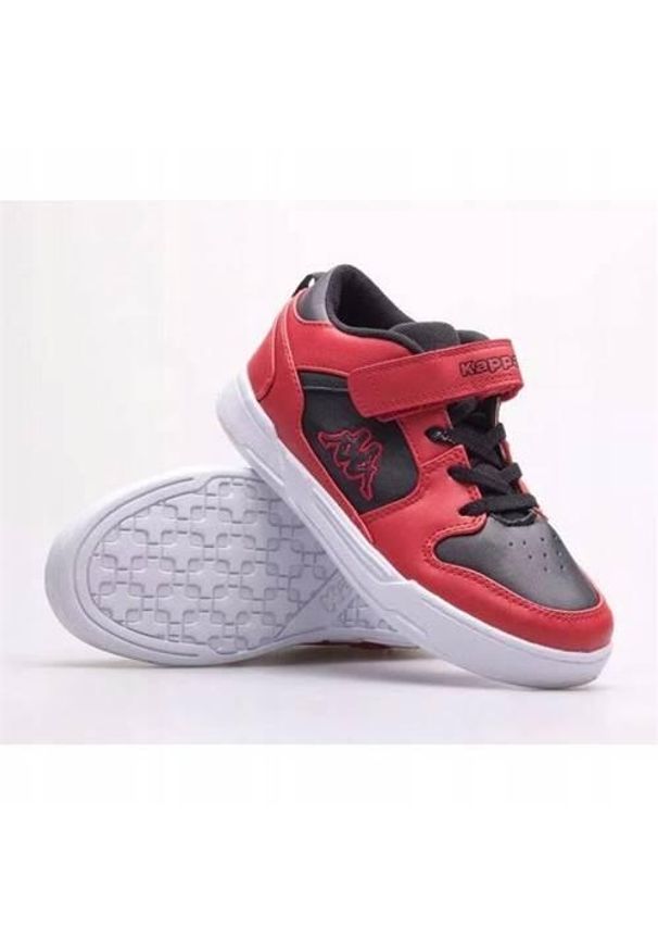 Buty do chodzenia dla dzieci Kappa Lineup Low K. Zapięcie: rzepy. Kolor: czerwony, wielokolorowy, czarny. Materiał: syntetyk, materiał. Szerokość cholewki: normalna. Sport: turystyka piesza