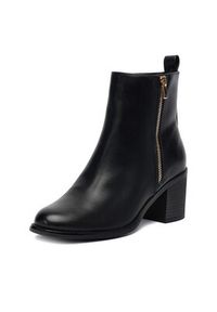DeeZee Botki 60162-3 Czarny. Kolor: czarny. Materiał: materiał #6