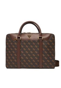 Guess Torba na laptopa Vezzola Smart HMEVZL P3138 Brązowy. Kolor: brązowy. Materiał: skóra #4