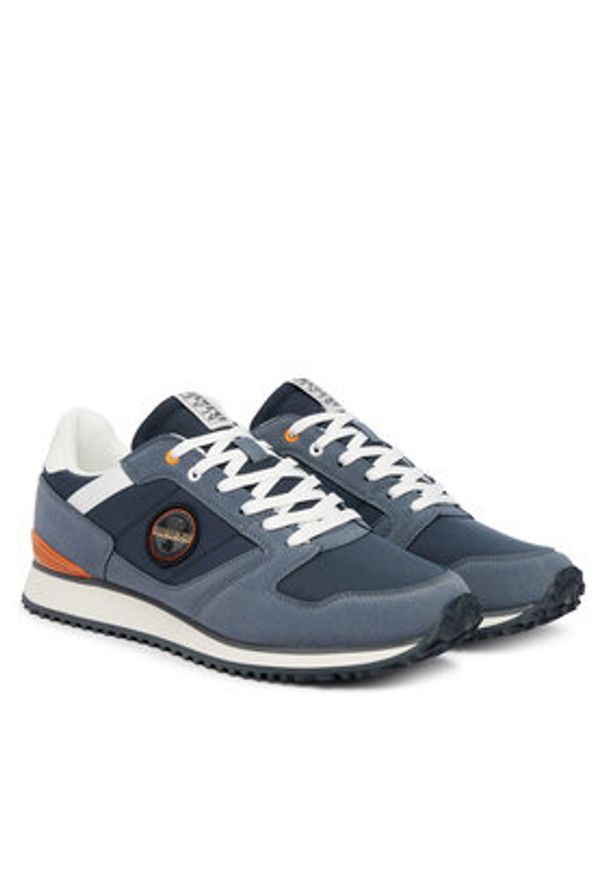 Napapijri Sneakersy NP0A8AAO Granatowy. Kolor: niebieski. Materiał: skóra