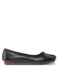 Clarks Baleriny Freckle Ice 203529294 Czarny. Kolor: czarny. Materiał: skóra #1